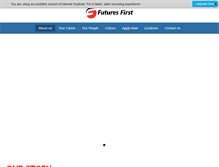 Tablet Screenshot of futuresfirst.com